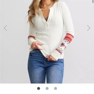 Free people thermal, long sleeve .